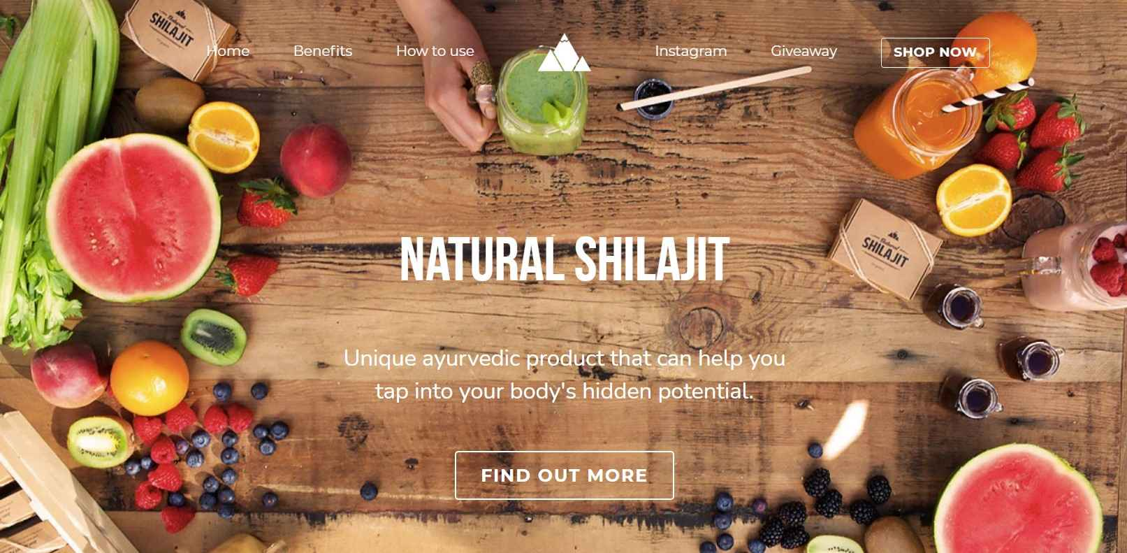 Natural Shilajit Homepage Natural Shilajit Homepage